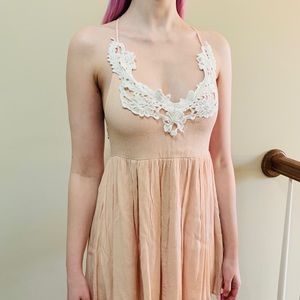 L’atiste swing boho swing baby doll top dress